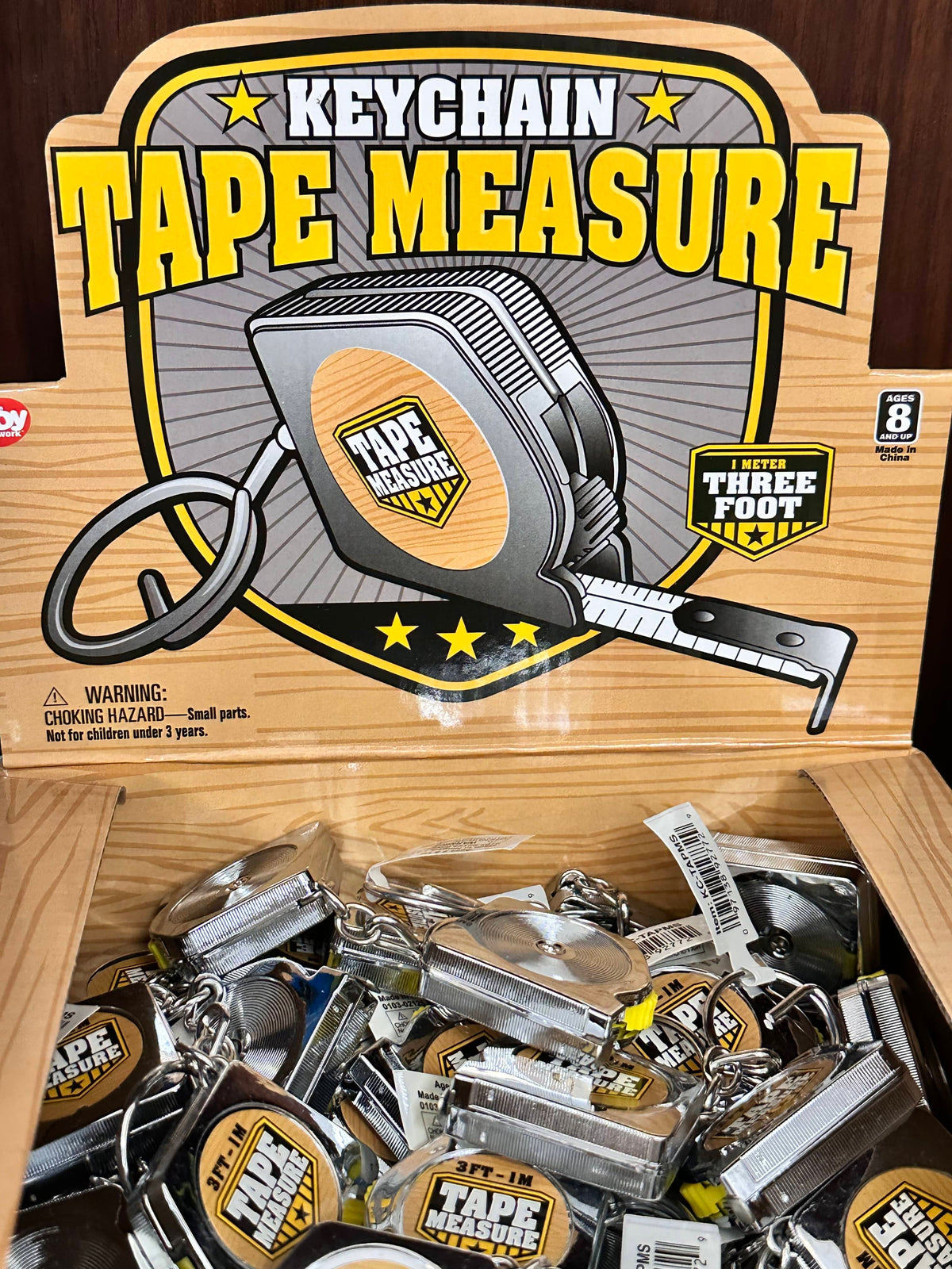 Tape Measure Keychain The Toy Network Key Ring