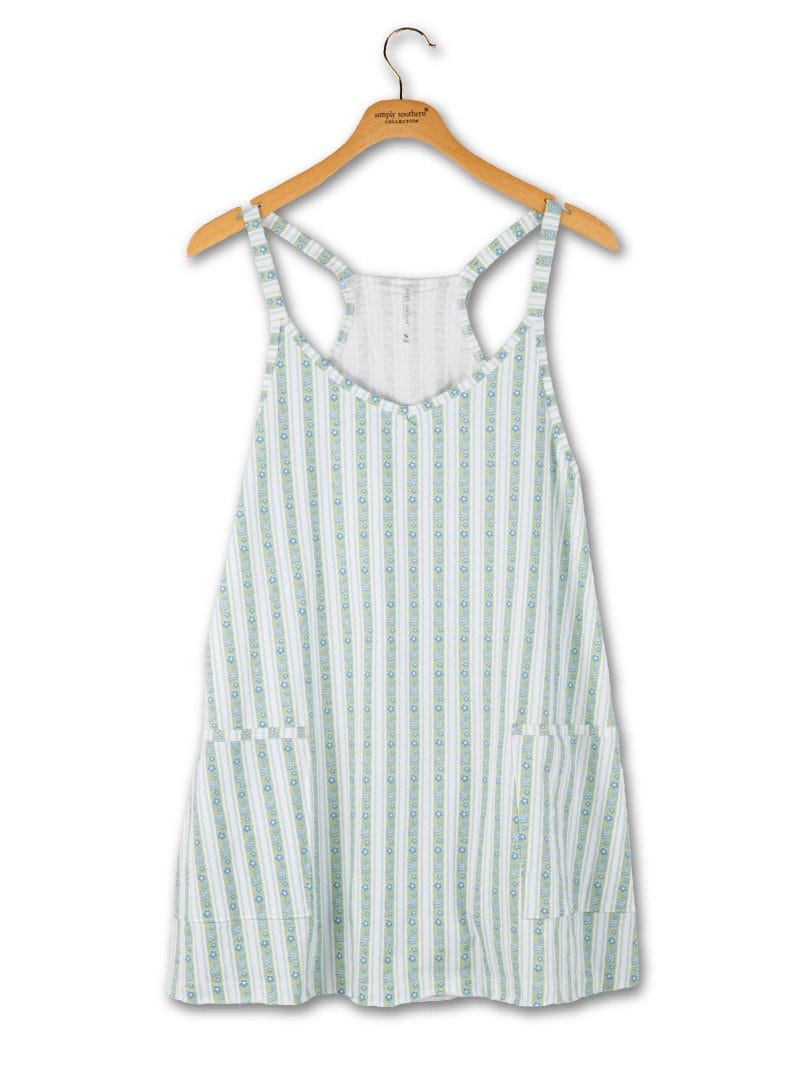 Tara Romper with Stripes by Simply Southern Simply Southern Romper