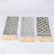 Tea Towels - Windward Blue Print (Set Of 3) (Pk/03 Sets) Audrey's Home & Gift