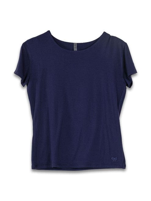 Tee Double Layer in Navy by Simply Southern Simply Southern Tank
