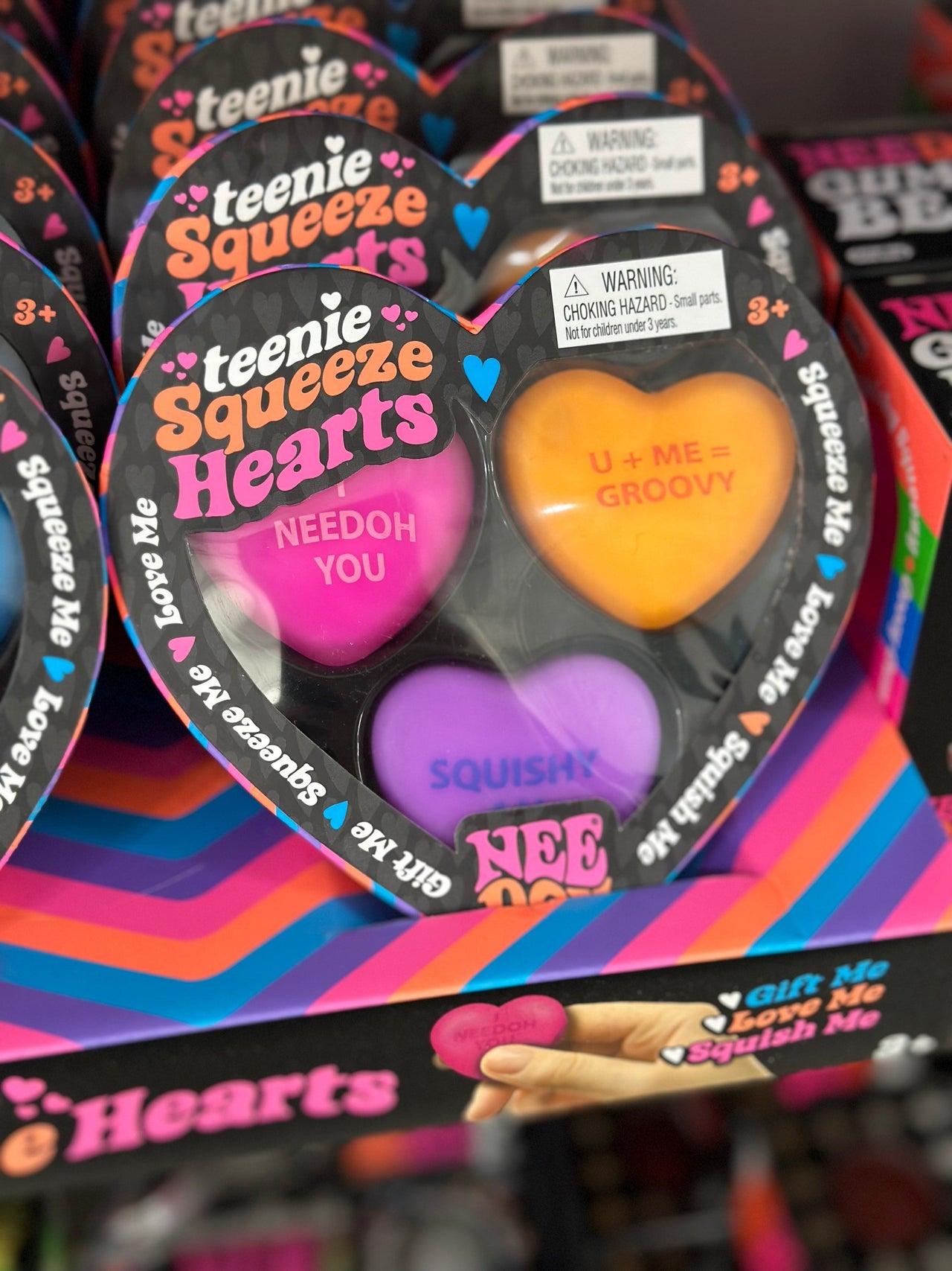 Teenie Squeeze Hearts Schylling Toys