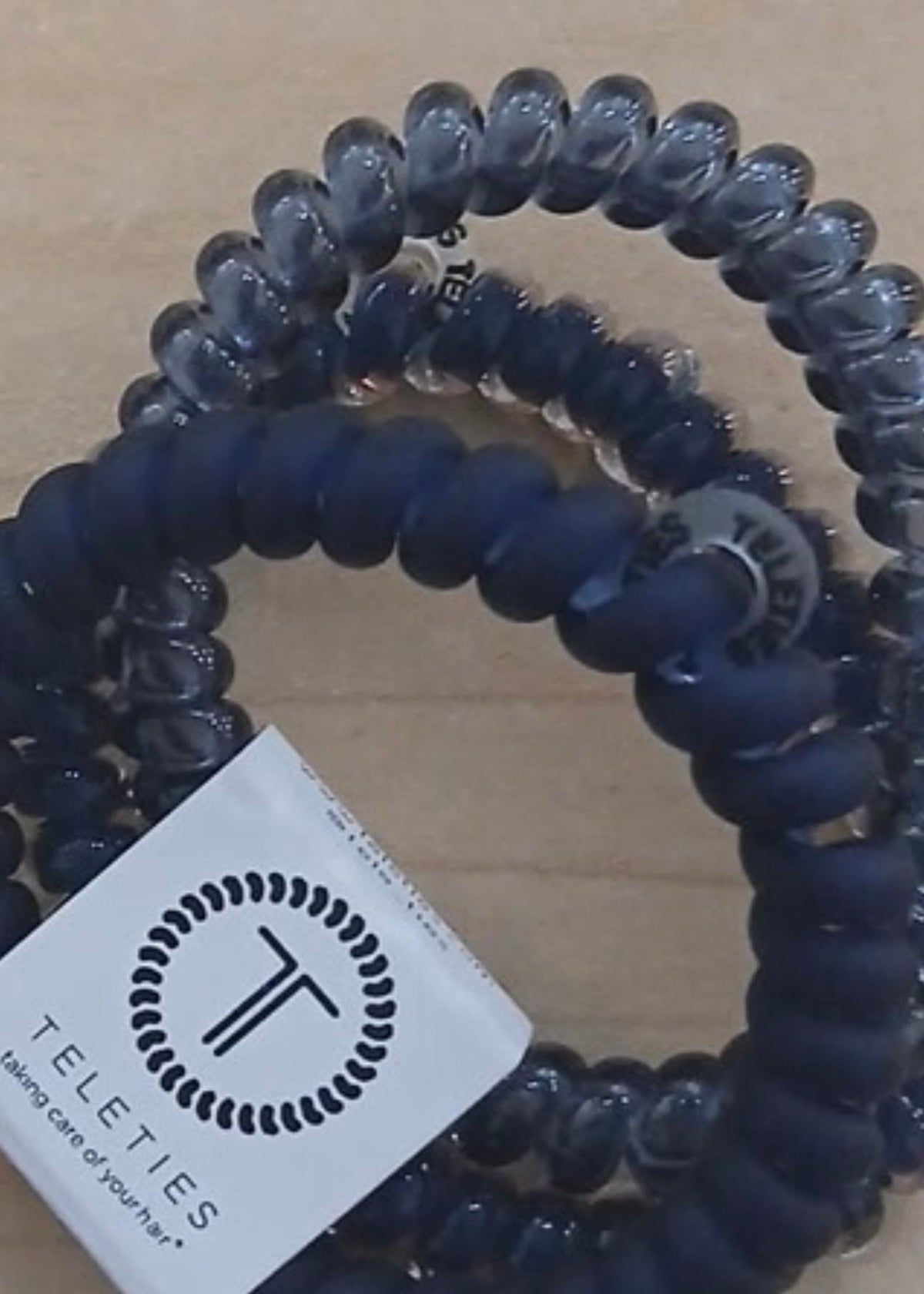 Teleties Hair Coils Small Teleties Hair Coils Navy Nightfall