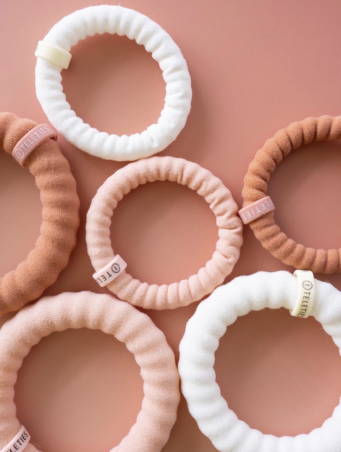 TELETIES Nylon Hair Coils Large Teleties Hair Coils Large / For the Love of Nudes