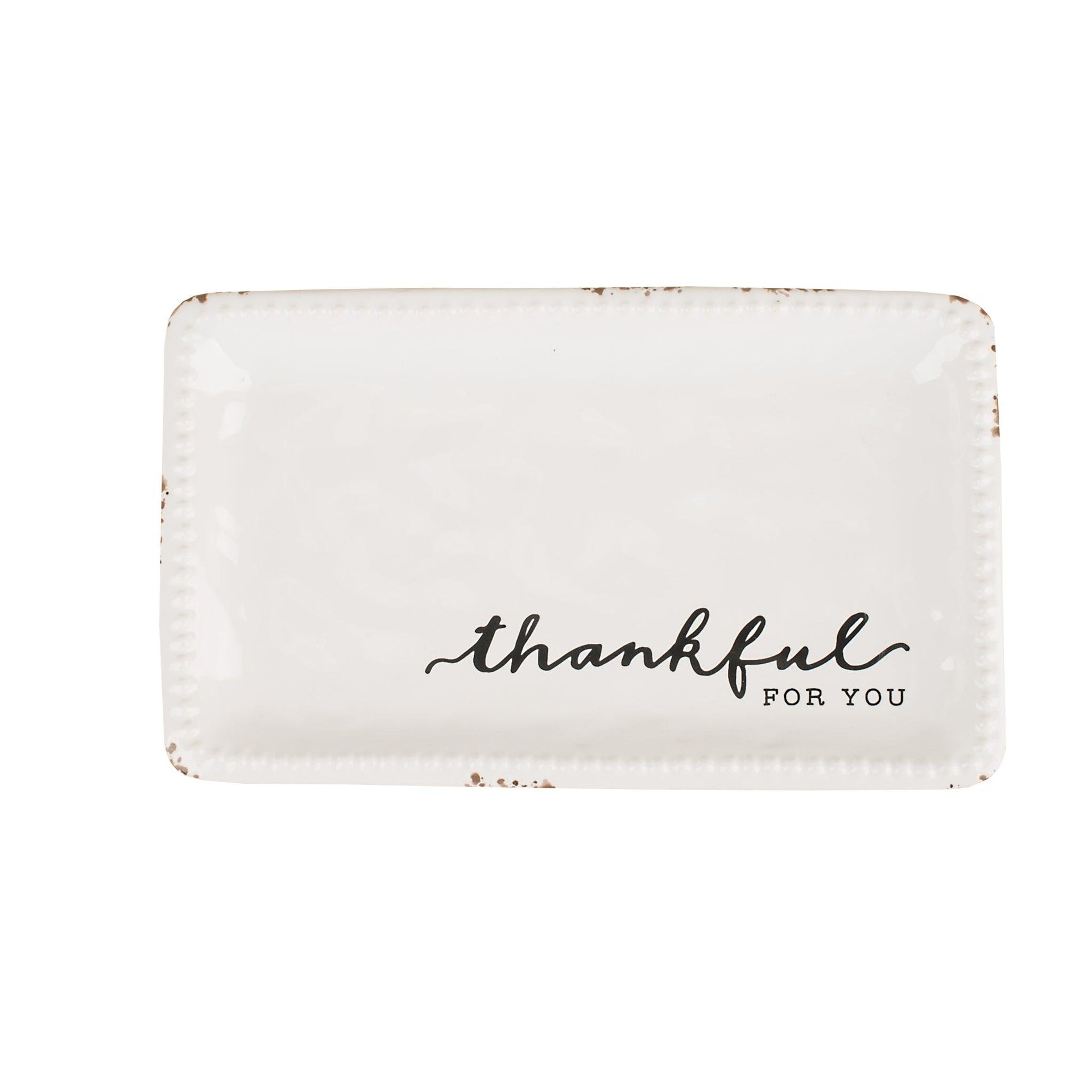 Thankful for You Trinket Tray Glory Haus, Inc trinket tray