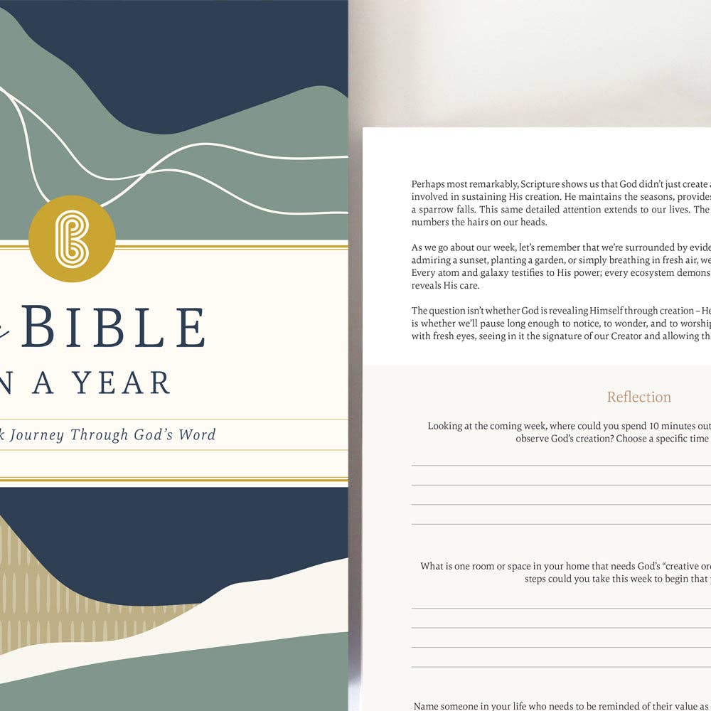 The Bible In A Year: A 52-Week Journey Through God's Word Spiral Bible