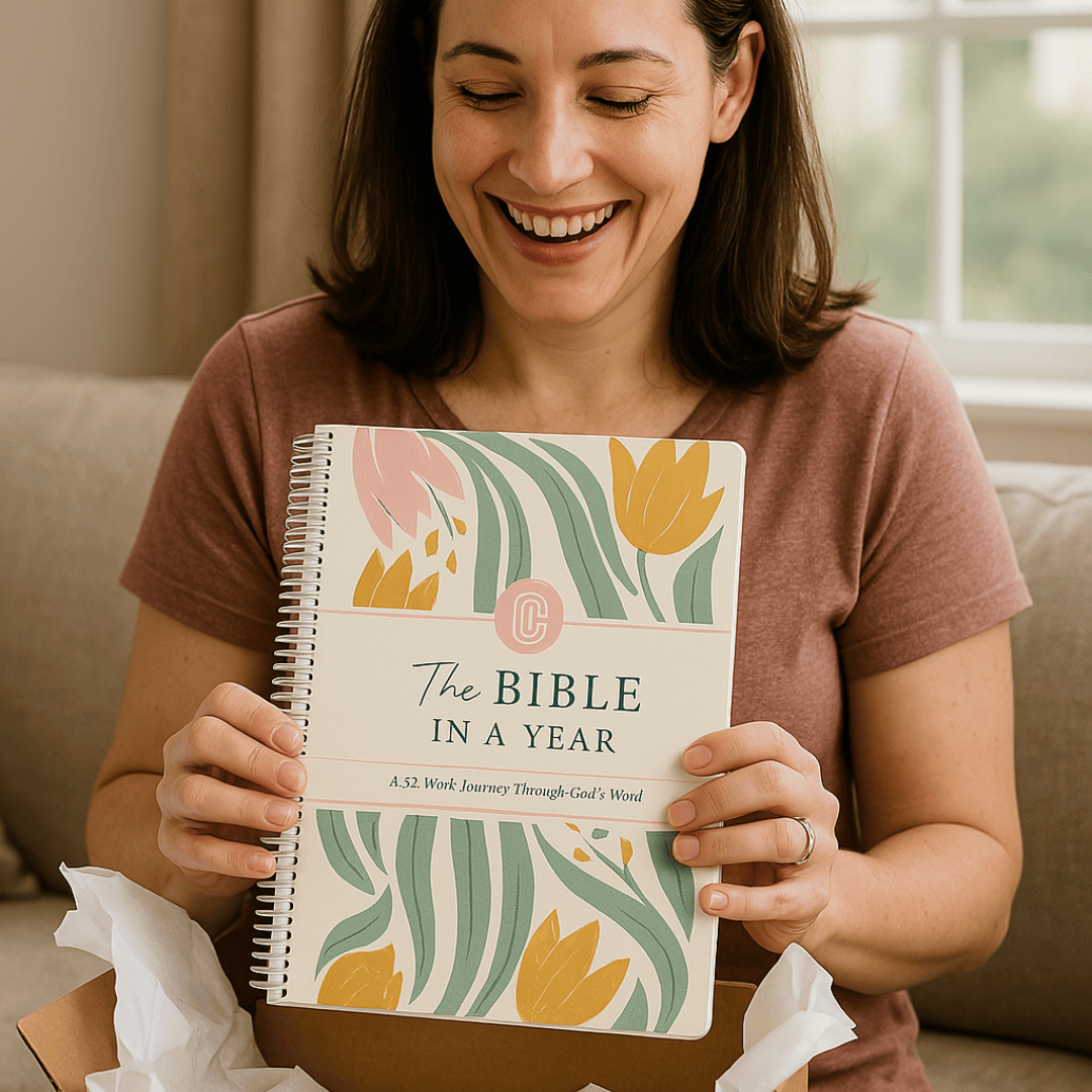 The Bible In A Year: A 52-Week Study Spiral Bible