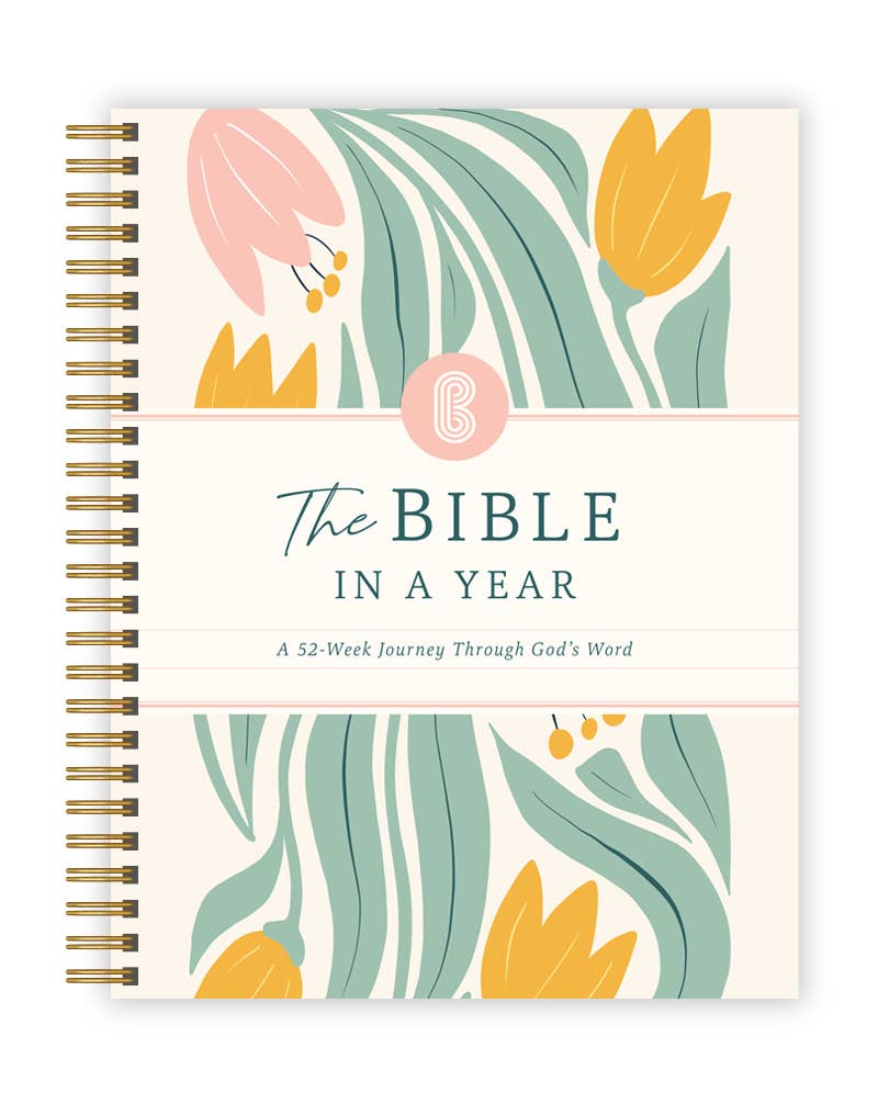 The Bible In A Year: A 52-Week Study Spiral Bible
