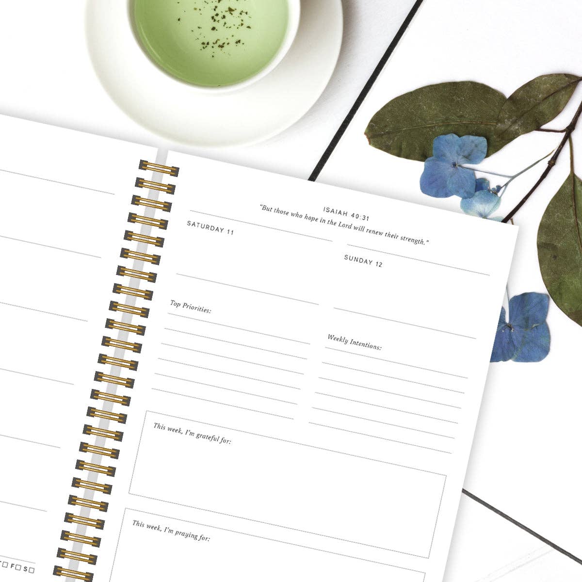 The Faithful Planner™: Midnight Navy Spiral Bible