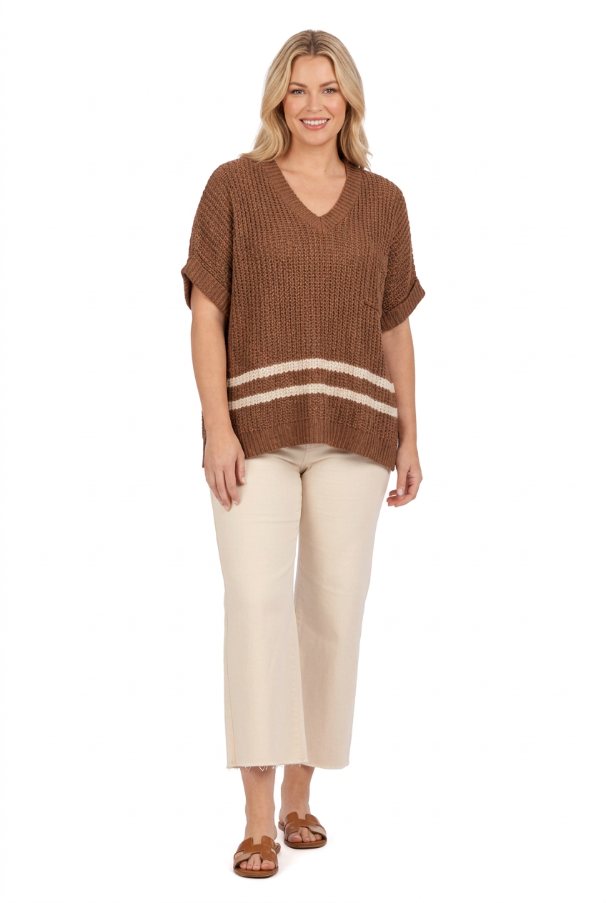 Theo One Size Sweater by Mud Pie
