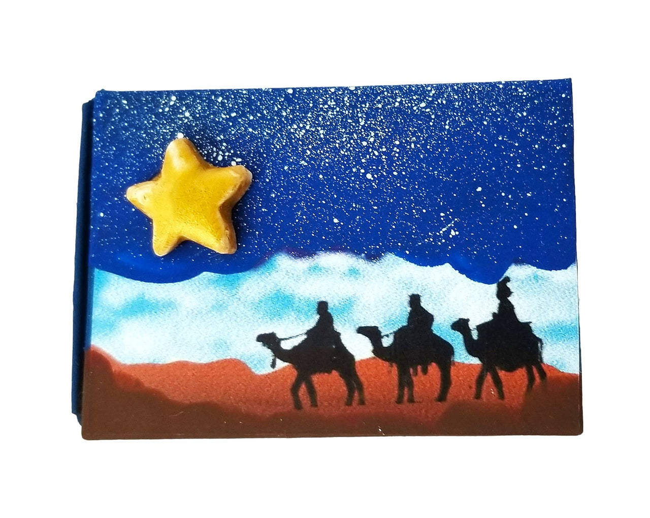 Three Kings Matchbox Nativity Sedona Spirit Holiday Ornaments