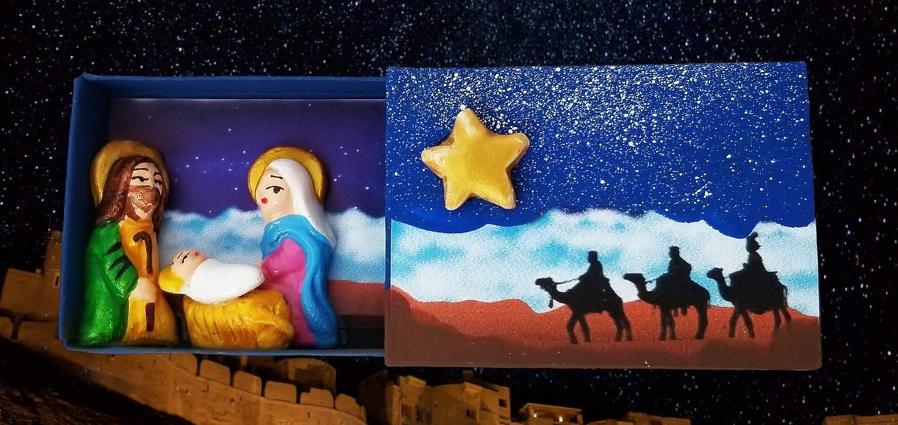 Three Kings Matchbox Nativity Sedona Spirit Holiday Ornaments