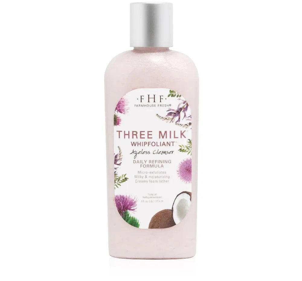 Three Milk Whipfoliant Ageless Cleanser |Farm FarmHouse Fresh Skin Care