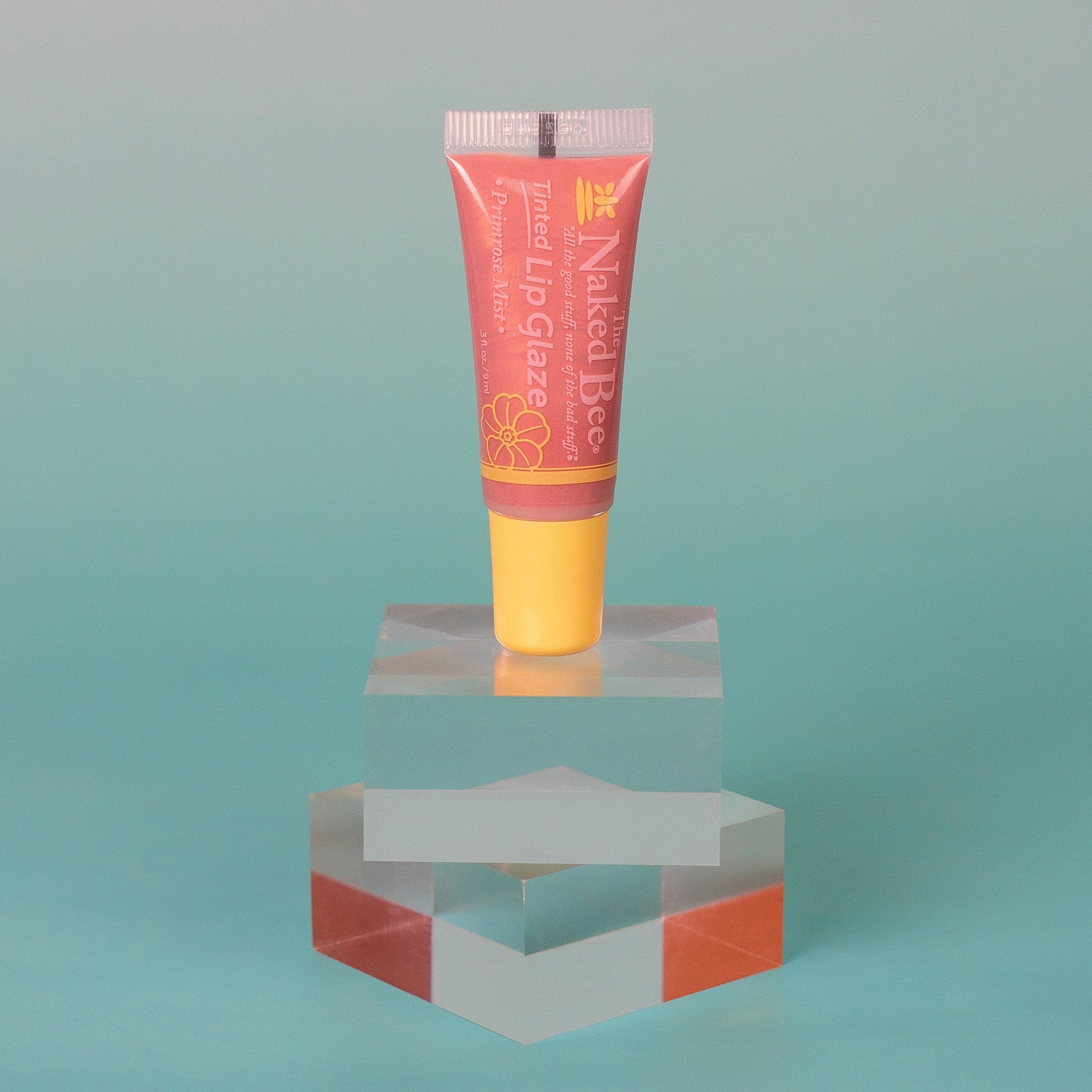 Tinted Lip Glaze, Primrose Mist The Naked Bee lip balm