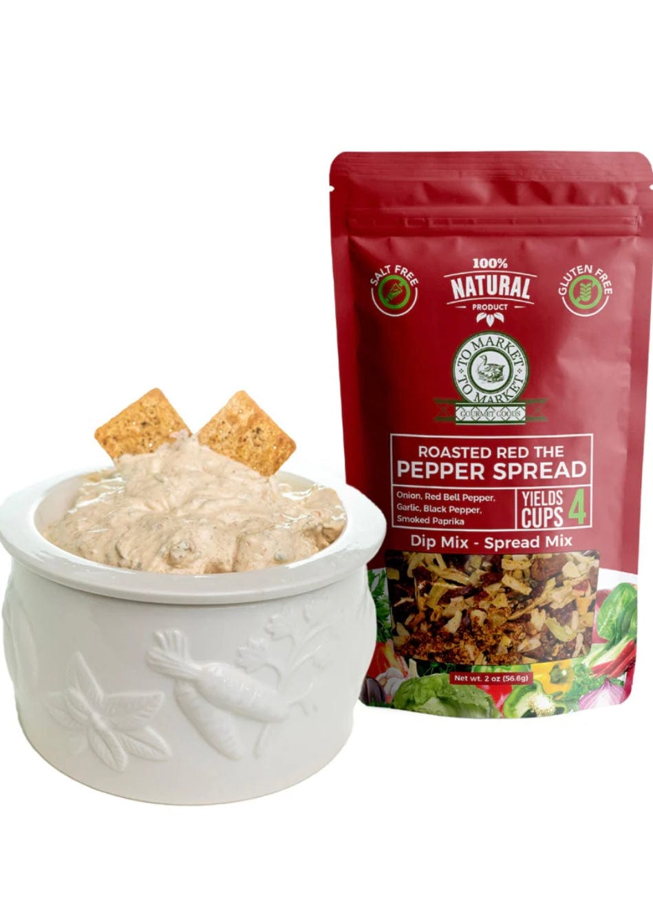 To Market Party Dips To Market To Market chip and dip Roasted Red Pepper