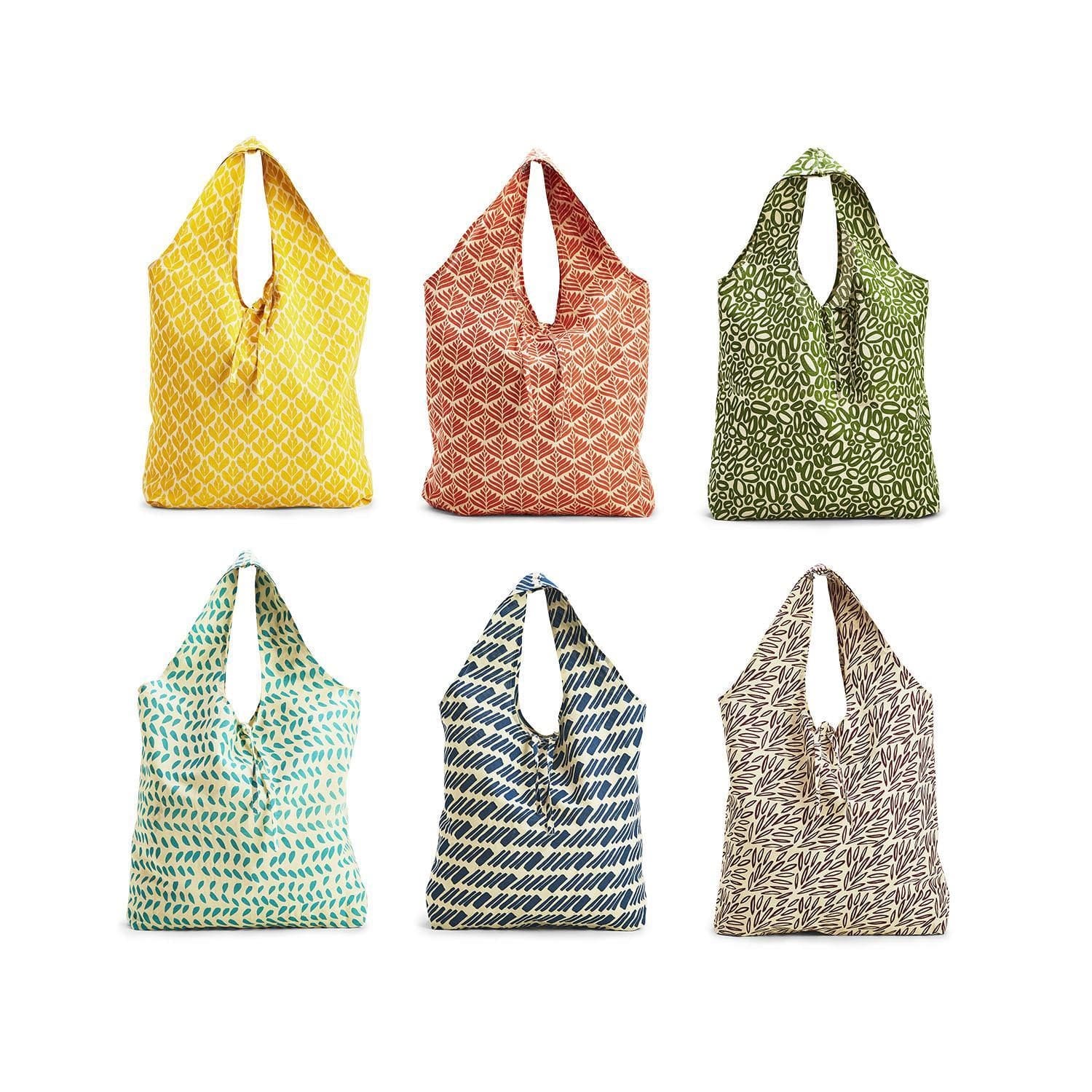 To Market We Go Reusable Market Bag Two's Company reusable bag Black