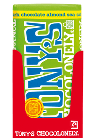 Thumbnail for Tony’s Chocolonely Dark Salted Almond Tony’s Chocolonely Chocolate Dark Salted Almond / 6.35 oz