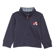 Tractor Icon Quarter Zip Top | 2T-5T Mud Pie CHILDREN