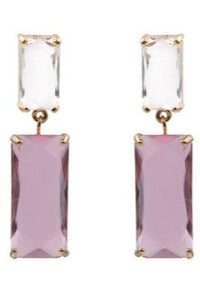 Thumbnail for Trap Pink Quartz Earrings Meghan Browne Design Earrings