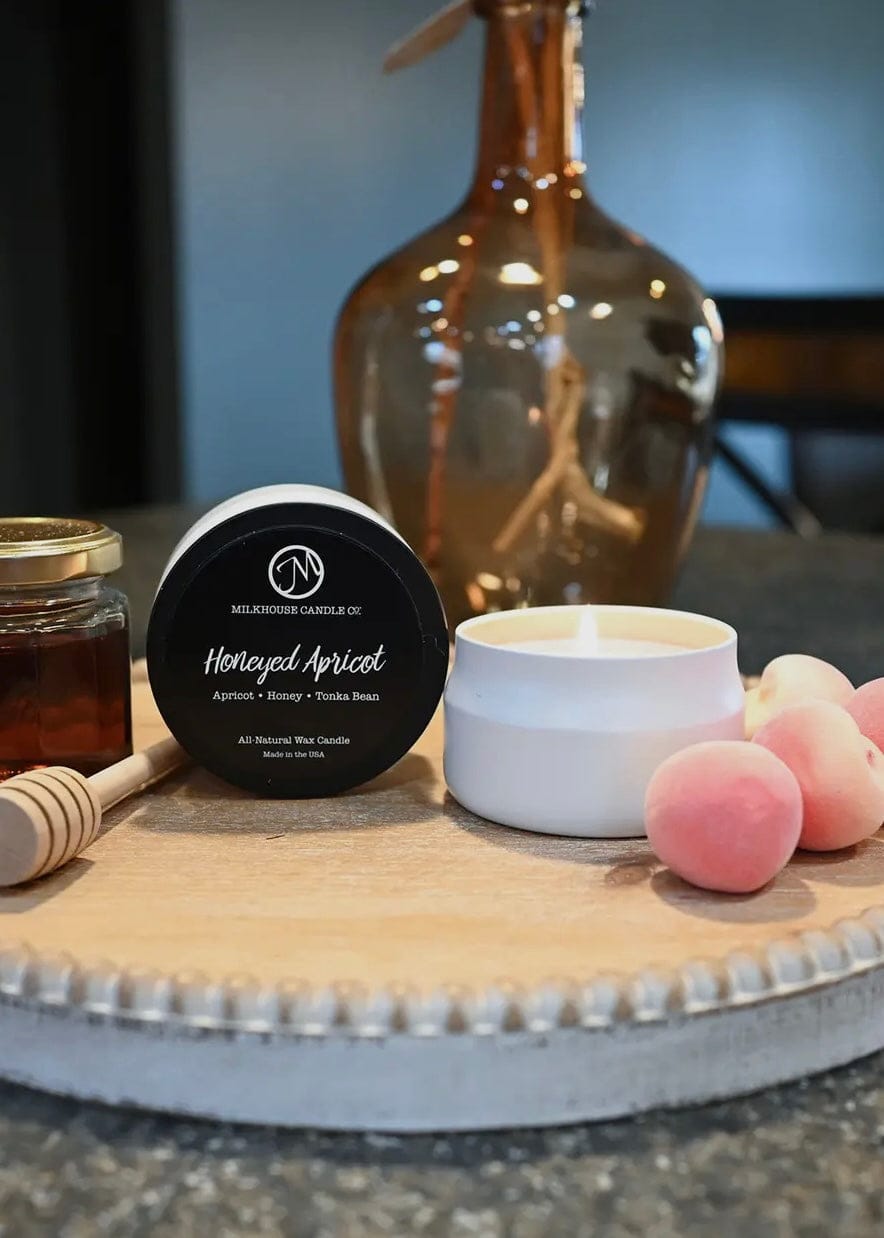 Travel Tin Candle Honeyed Apricot Milkhouse Candles Candle