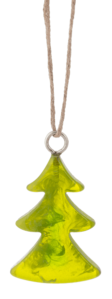 TREE Ornament on Jute Hanger Ganz Christmas Ornament