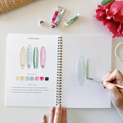 Tropical watercolor workbook emily lex studio
