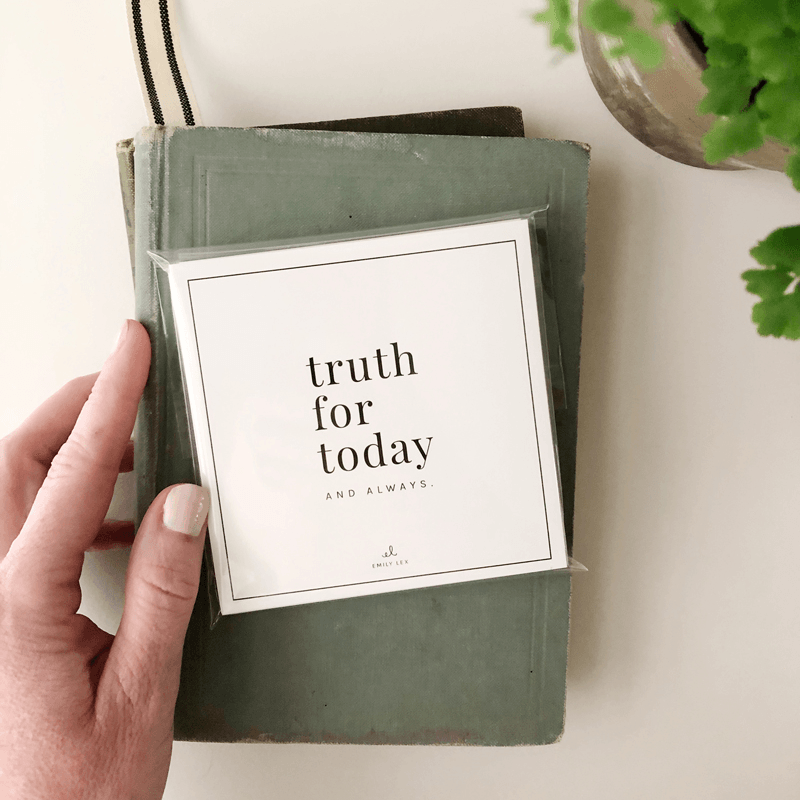 Truth for today cards emily lex studio