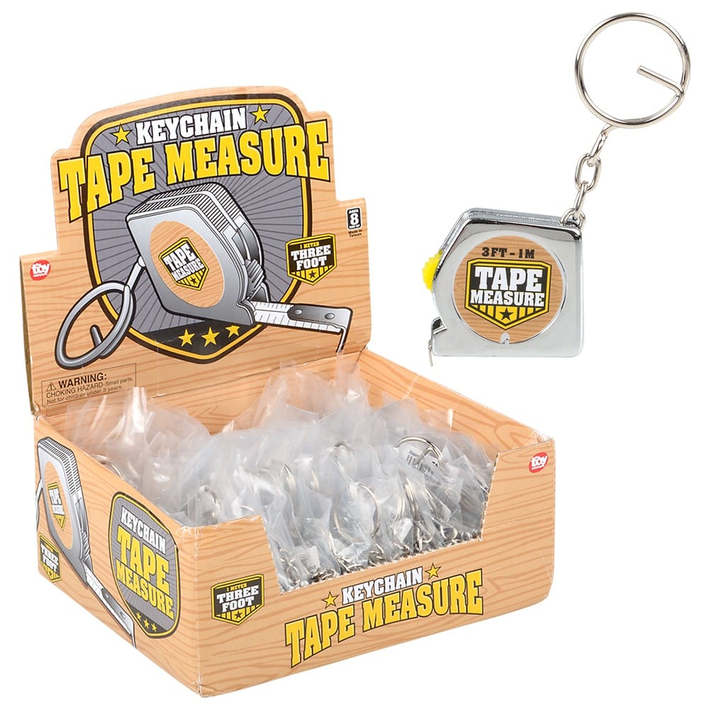 TS - Tape Measure Keychain 48/Display The Toy Network Key Ring