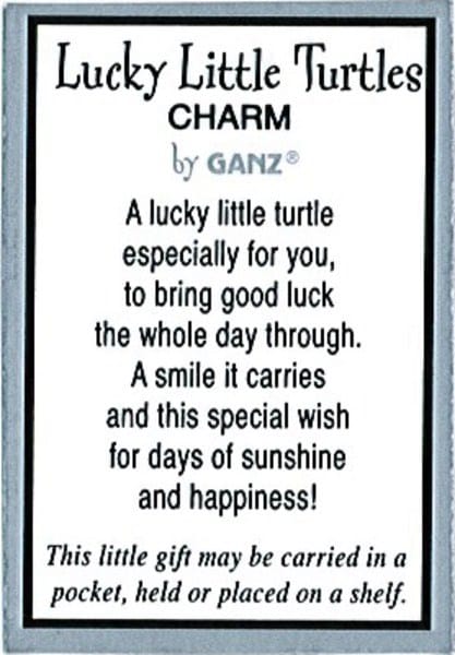 Turtle Charms in Basket Ganz Pocket Charm