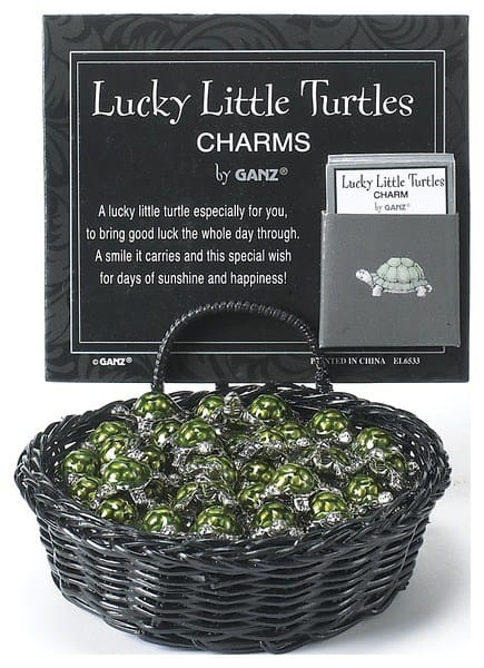 Turtle Charms in Basket Ganz Pocket Charm
