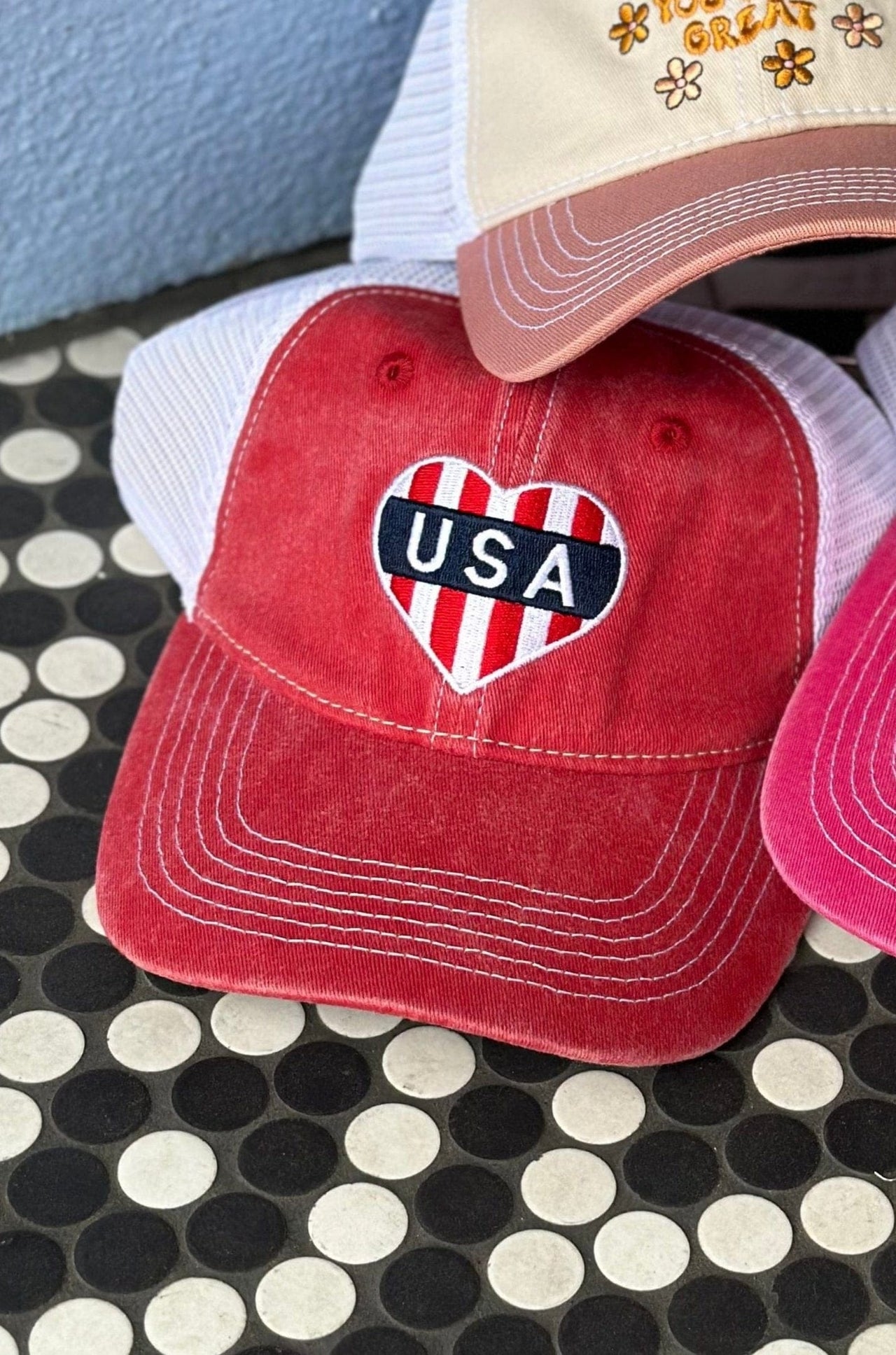 USA Hat by Simply Southern Simply Southern Baseball