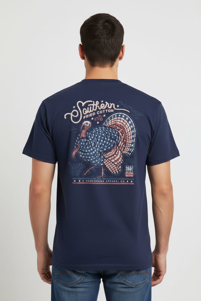 USA Tom Tee by SoFriCo Southern Fried Cotton SS Tee