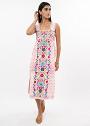 Valentina Embroidered Midi Dress Ivy Jane Dress