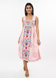 Valentina Embroidered Midi Dress Ivy Jane Dress S