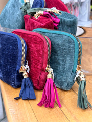 Velvet Jewelry Pouch W Organizers Two’s Company Accessories