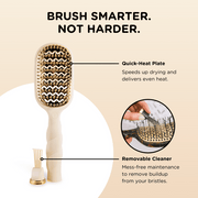 Vented Hair Brush | Tan TELETIES Hair Brush