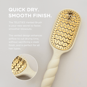 Vented Hair Brush | Tan TELETIES Hair Brush