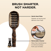 Vented Hair Brush | Tortoise TELETIES Hair Brush