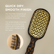 Vented Hair Brush | Tortoise TELETIES Hair Brush