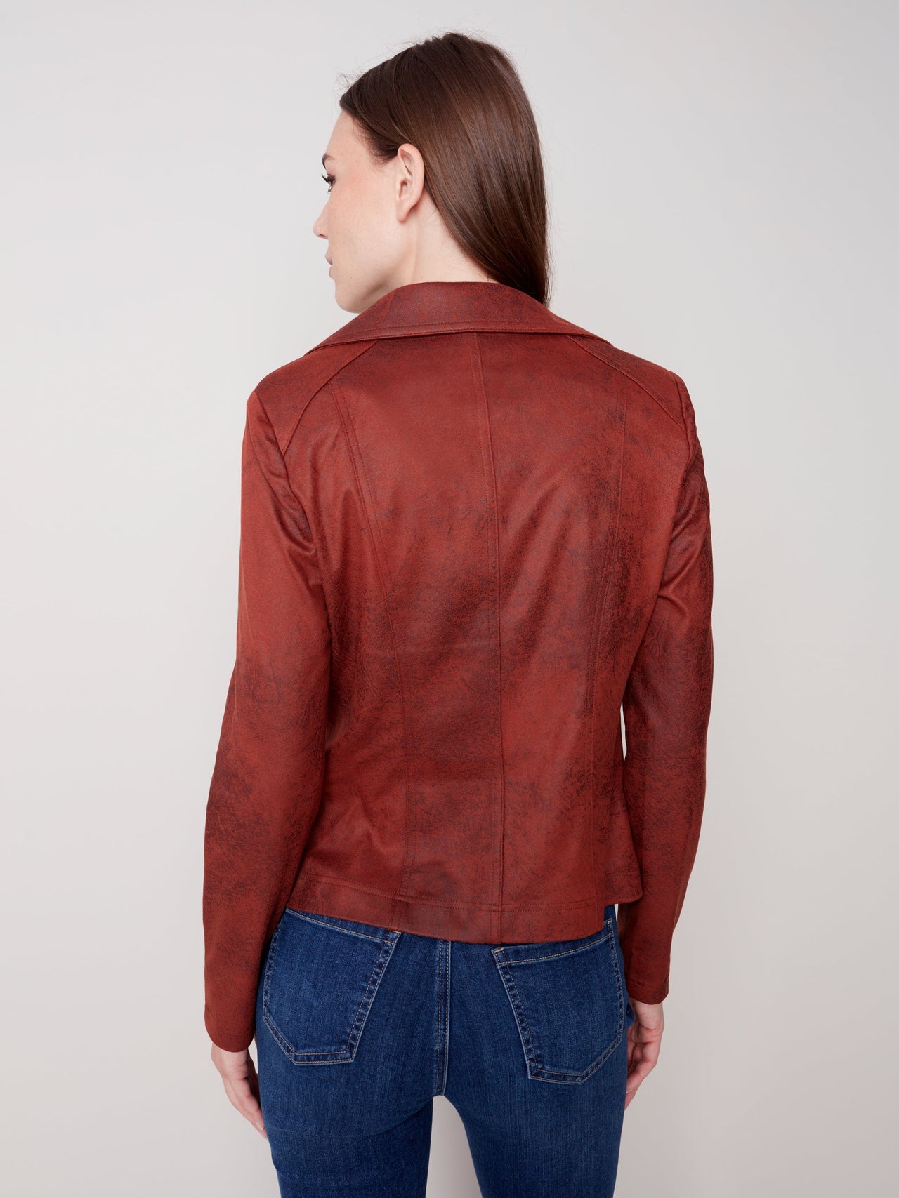 Vintage Faux Leather Jacket by Charlie B Charlie B Coat