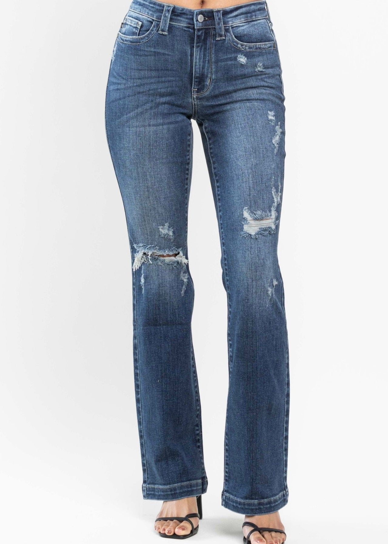 Vintage Mid Rise w Destruction | Judy Blue Judy Blue Jean