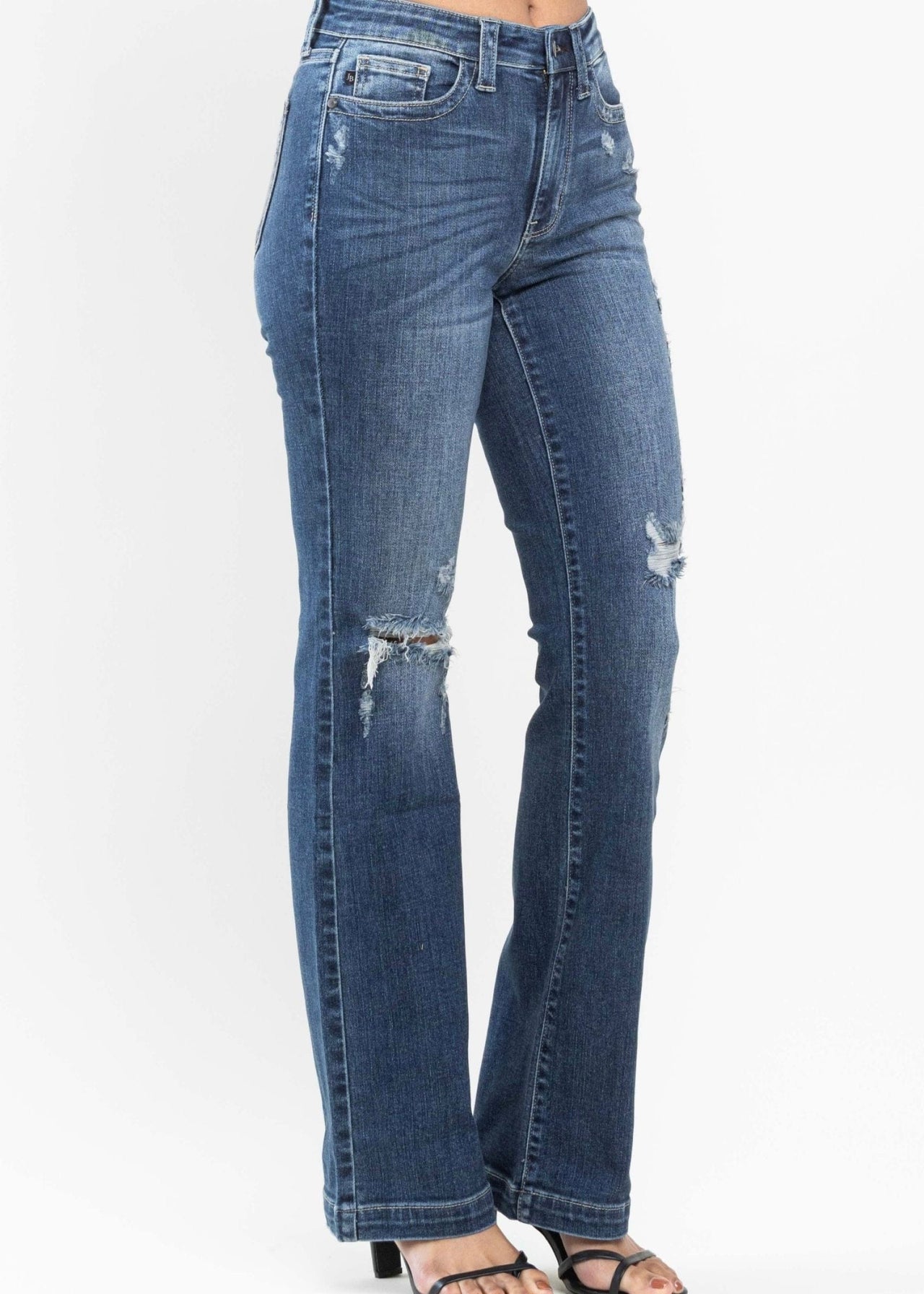 Vintage Mid Rise w Destruction | Judy Blue Judy Blue Jean