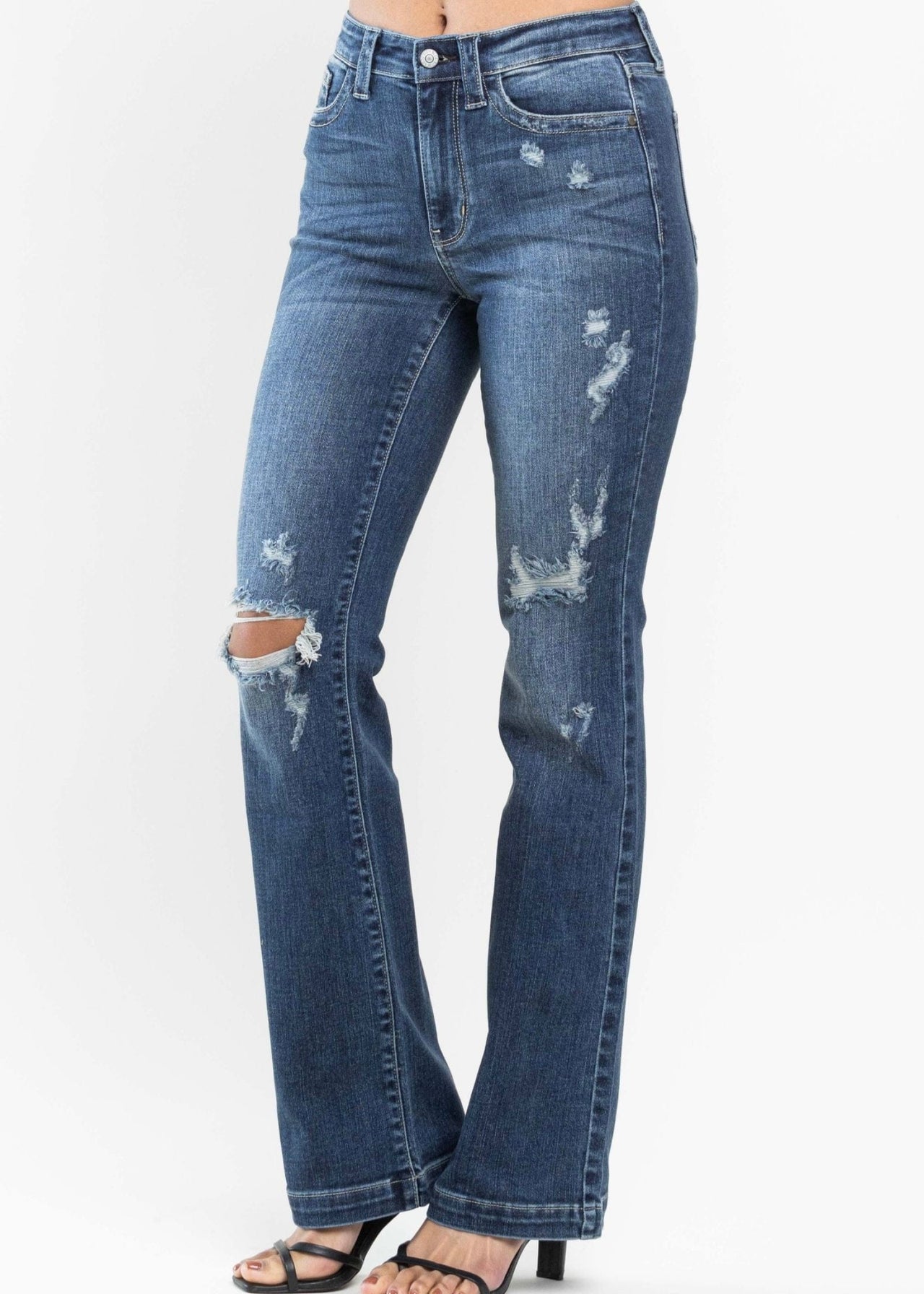 Vintage Mid Rise w Destruction | Judy Blue Judy Blue Jean