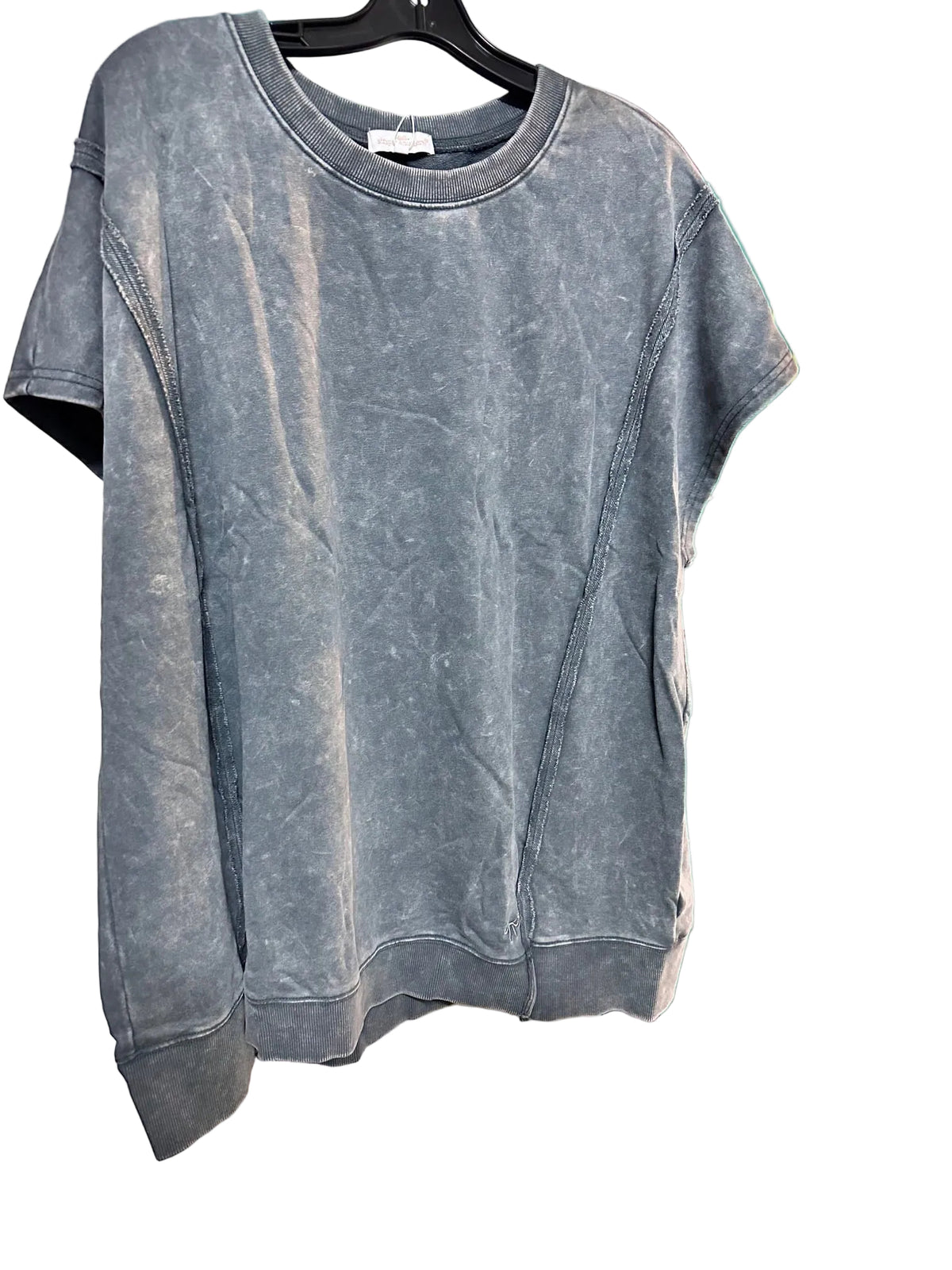 Vintage Mineral Wash Top in Black Simply Southern Holdings, LLC BLK / L