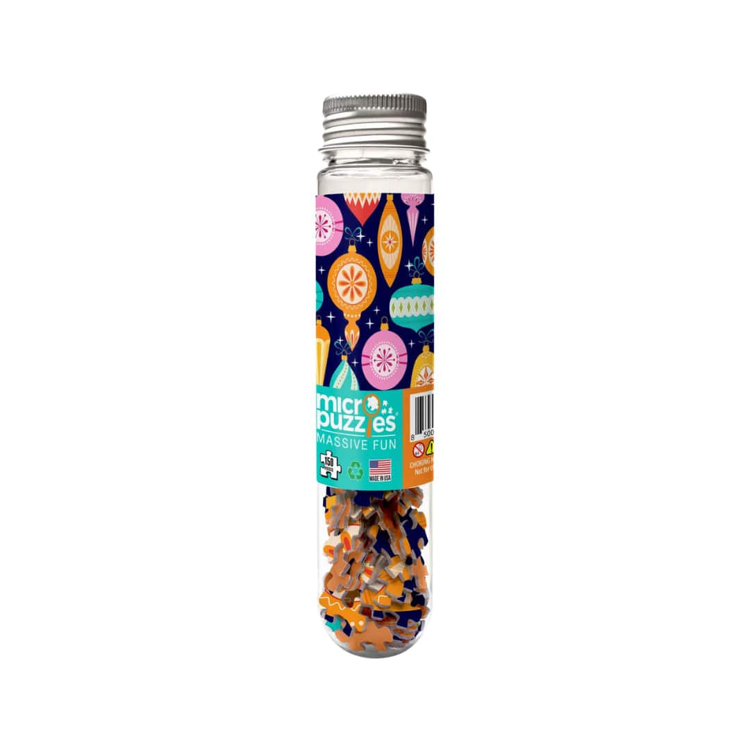 Vintage Ornaments Micro Puzzle, 150 Pieces, 4x6 Micro Puzzles LLC