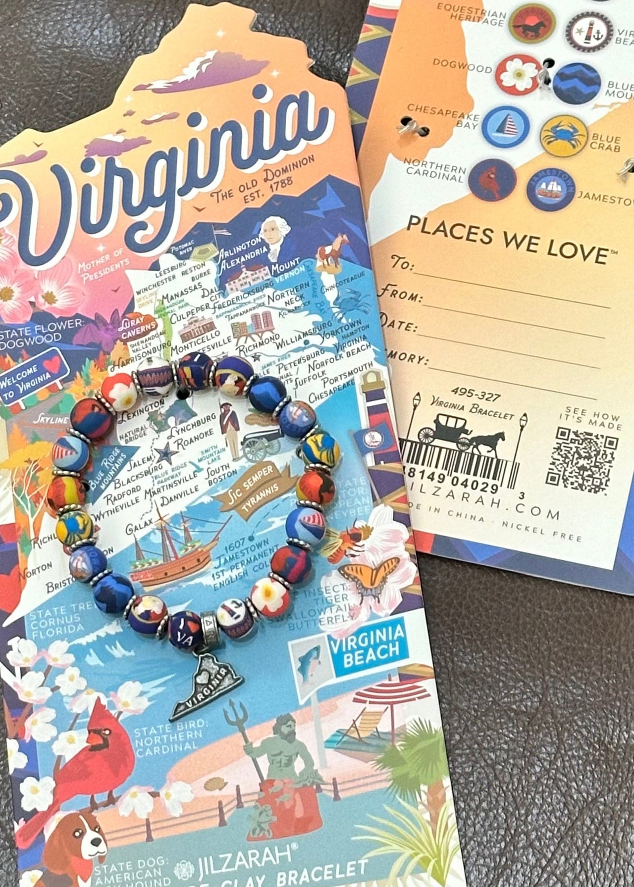 Virginia Places We Love Bracelet Jilzarah Accessories