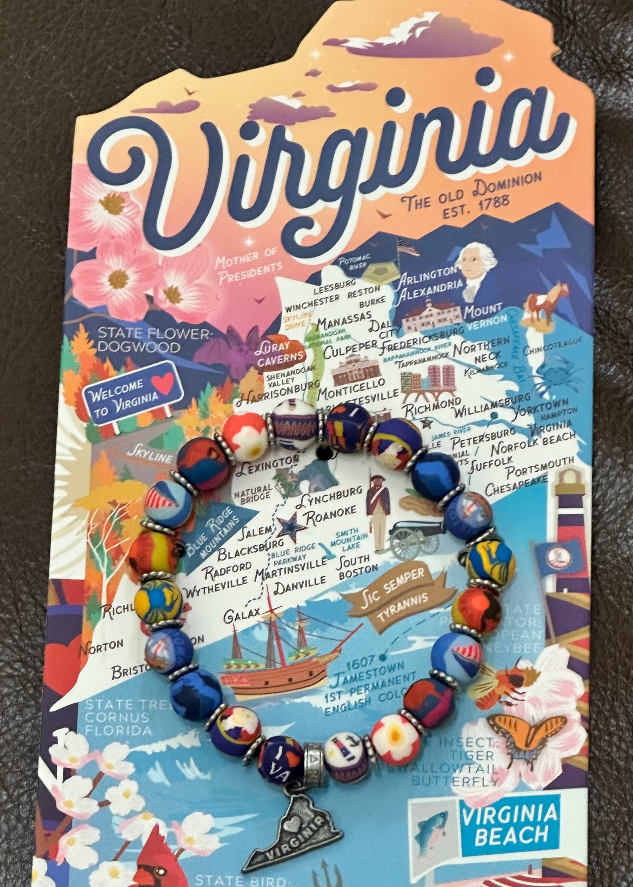 Virginia Places We Love Bracelet Jilzarah Accessories