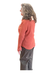 Waffle Top in Blaze Simply Southern Holdings, LLC Casual Top