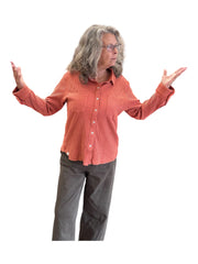 Waffle Top in Blaze Simply Southern Holdings, LLC Casual Top XS