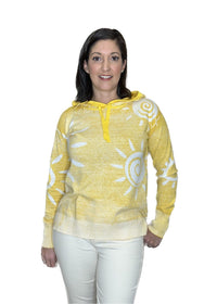 Thumbnail for Walking on Sunshine Hoodie by Charlie B Charlie B Hooded Sweater