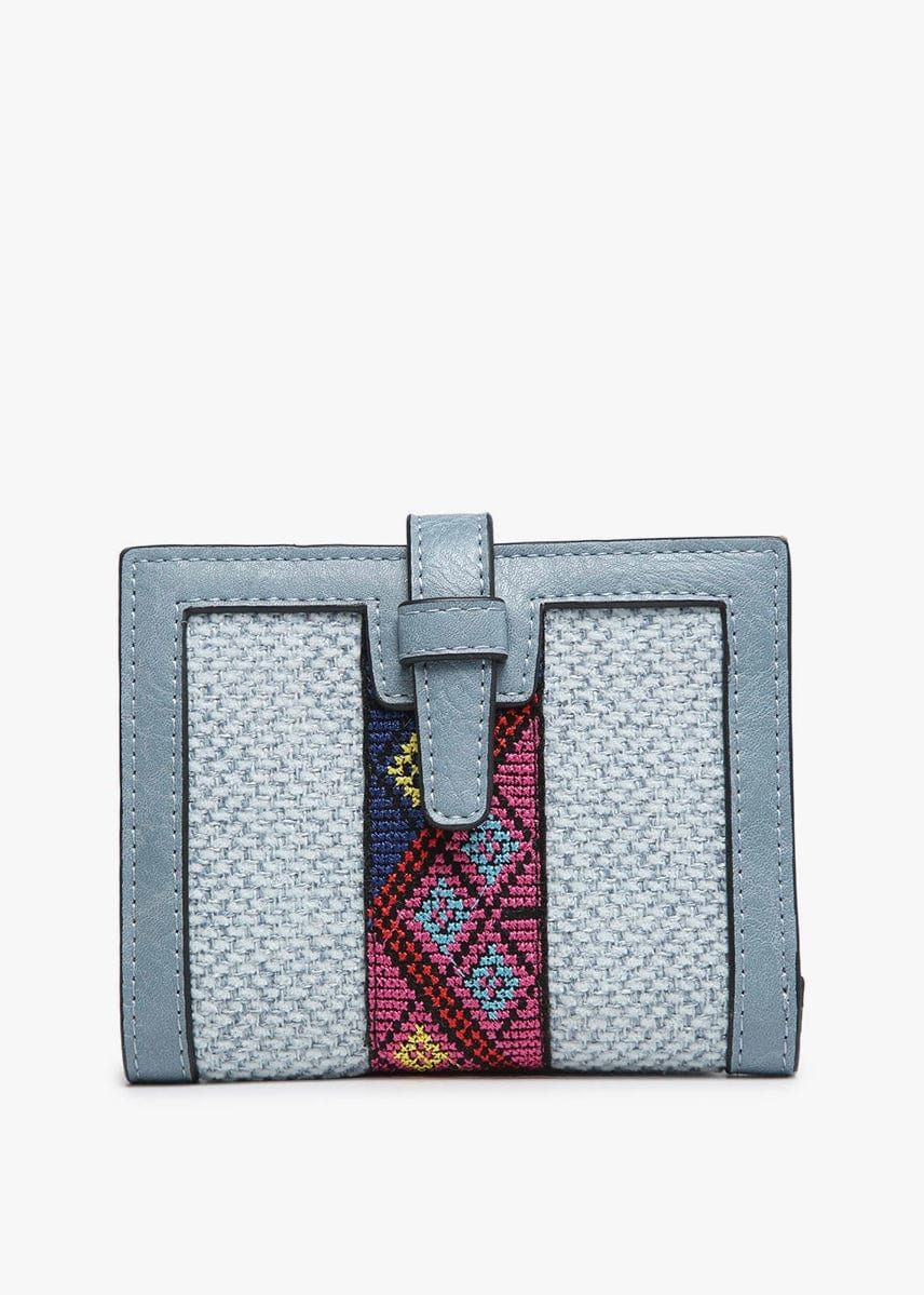 Wallet | Bessie Bi-fold | 3 Colors Jen & Co Wallet Tribal Blue